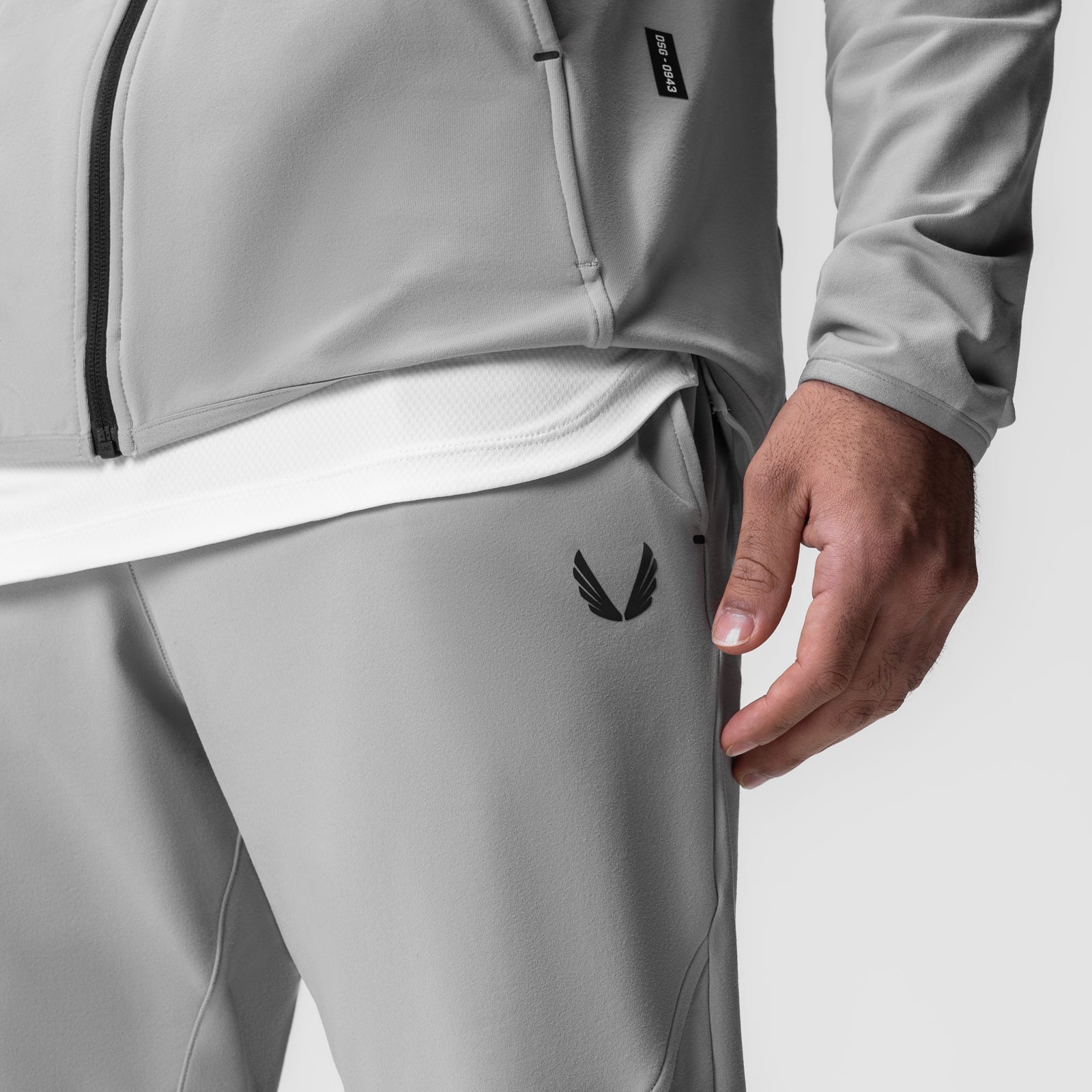 0955. Performance Fleece Jogger - Slate Grey