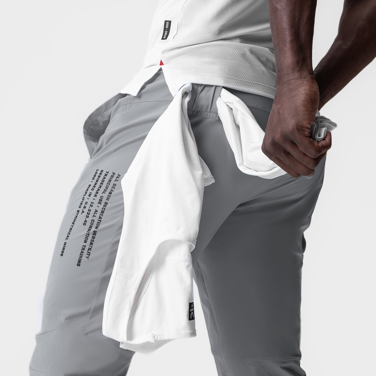 0959. Tetra-Lite® Moto Jogger - Slate Grey "Multi-Text"
