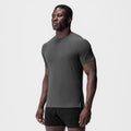 0919. Supima® Fitted Tee - Space Grey