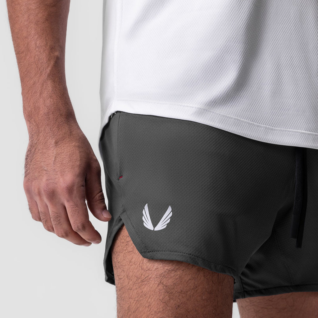 0993. AeroSilver® 5" Linerless Short - Space Grey