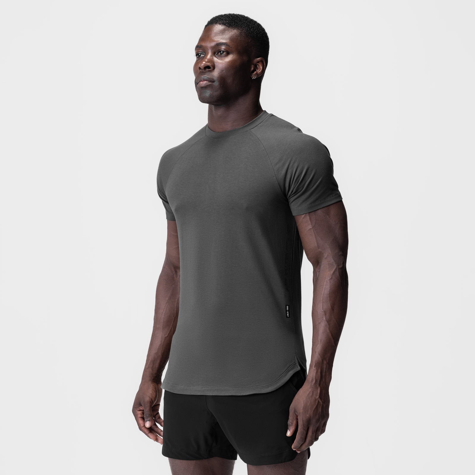 0767. Supima® Established Tee - Space Grey