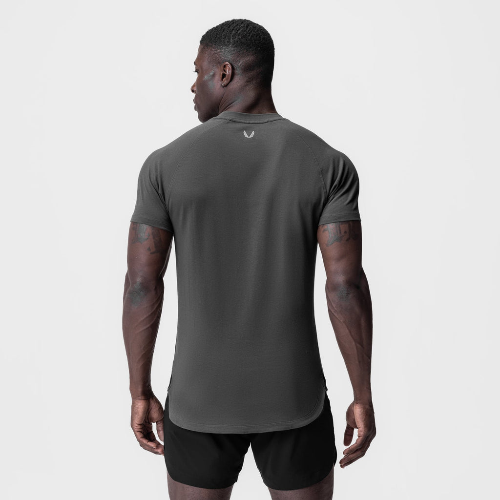 0767. Supima® Established Tee - Space Grey