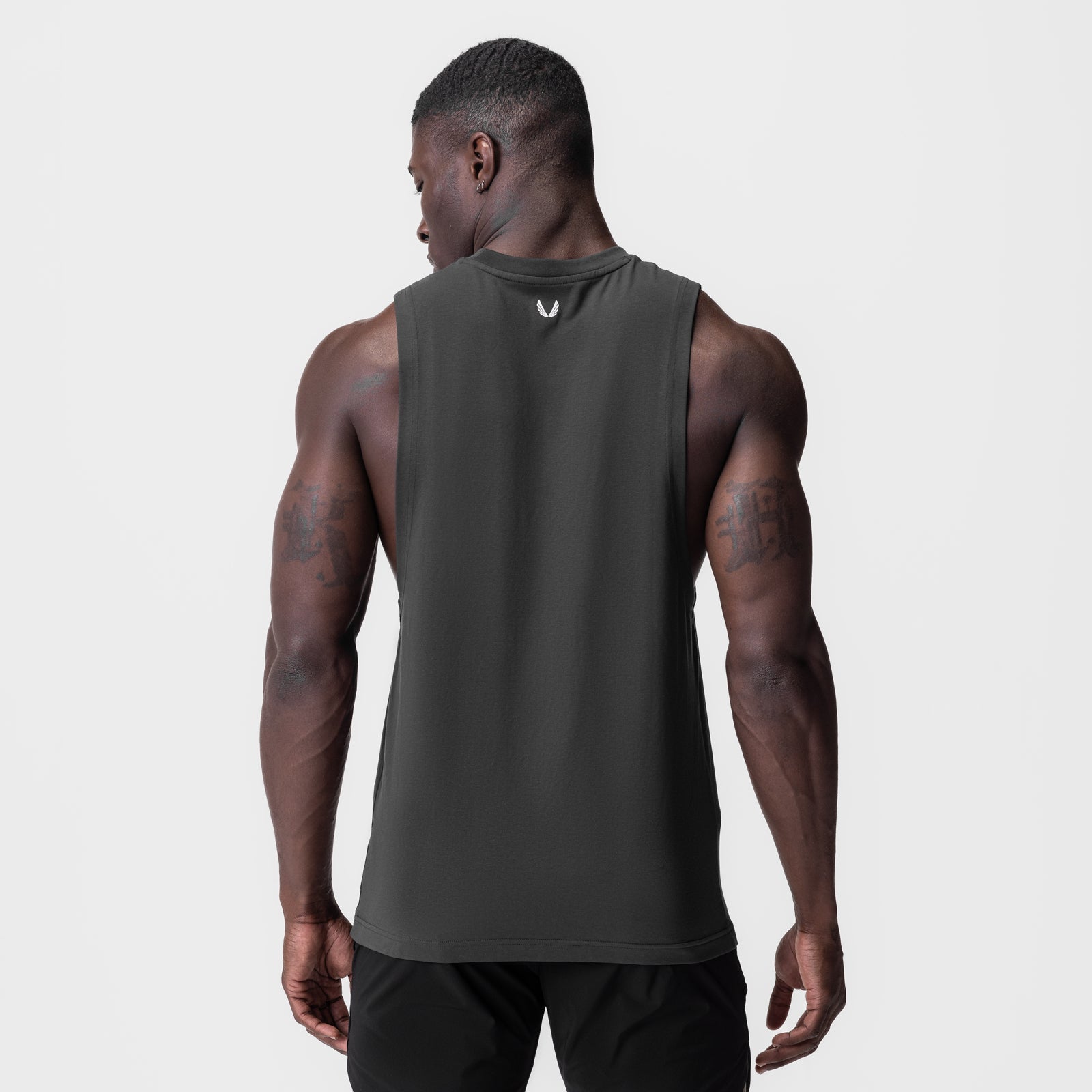 0926. Supima® Muscle Tank - Space Grey