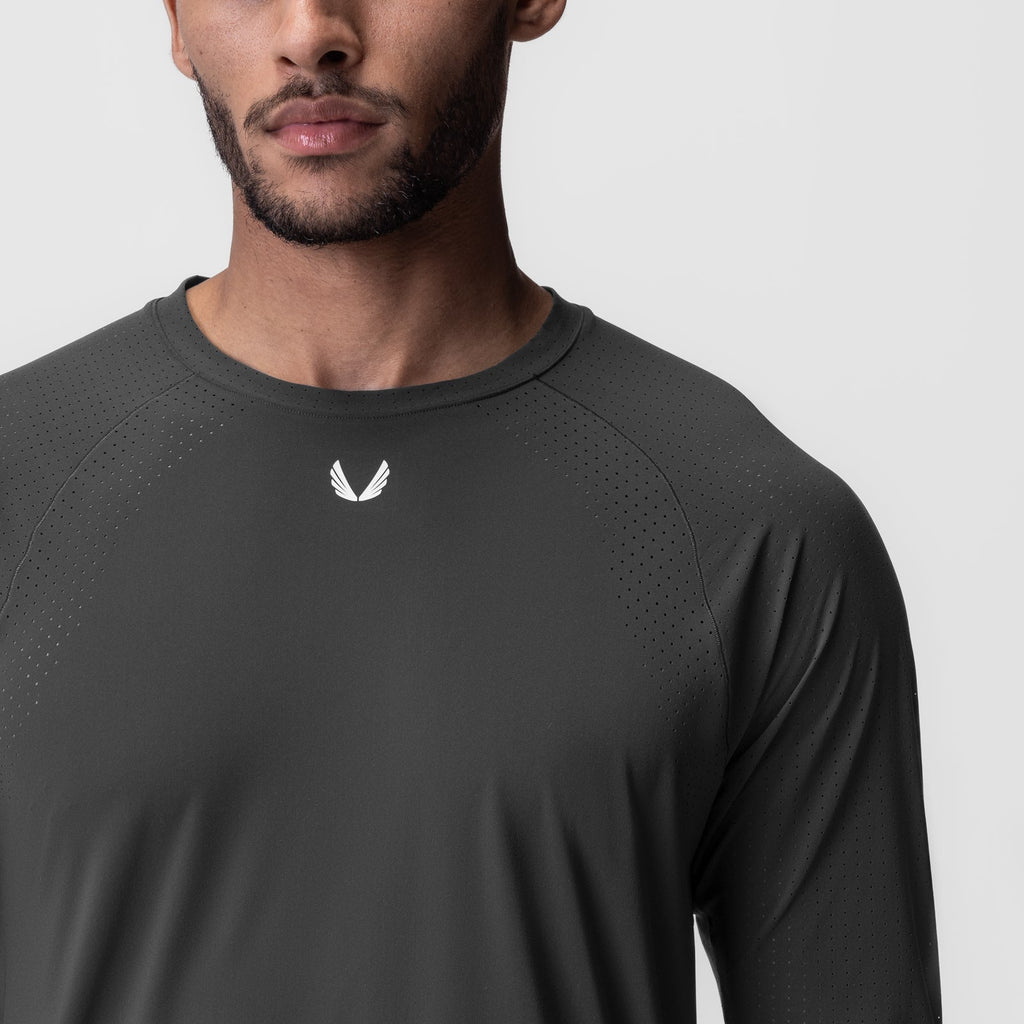 0947. Laser-Vent™ Established Long Sleeve - Space Grey