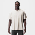 0797. Tech Essential™ Relaxed Tee - Stone/White "Brush Wings/ASRV"