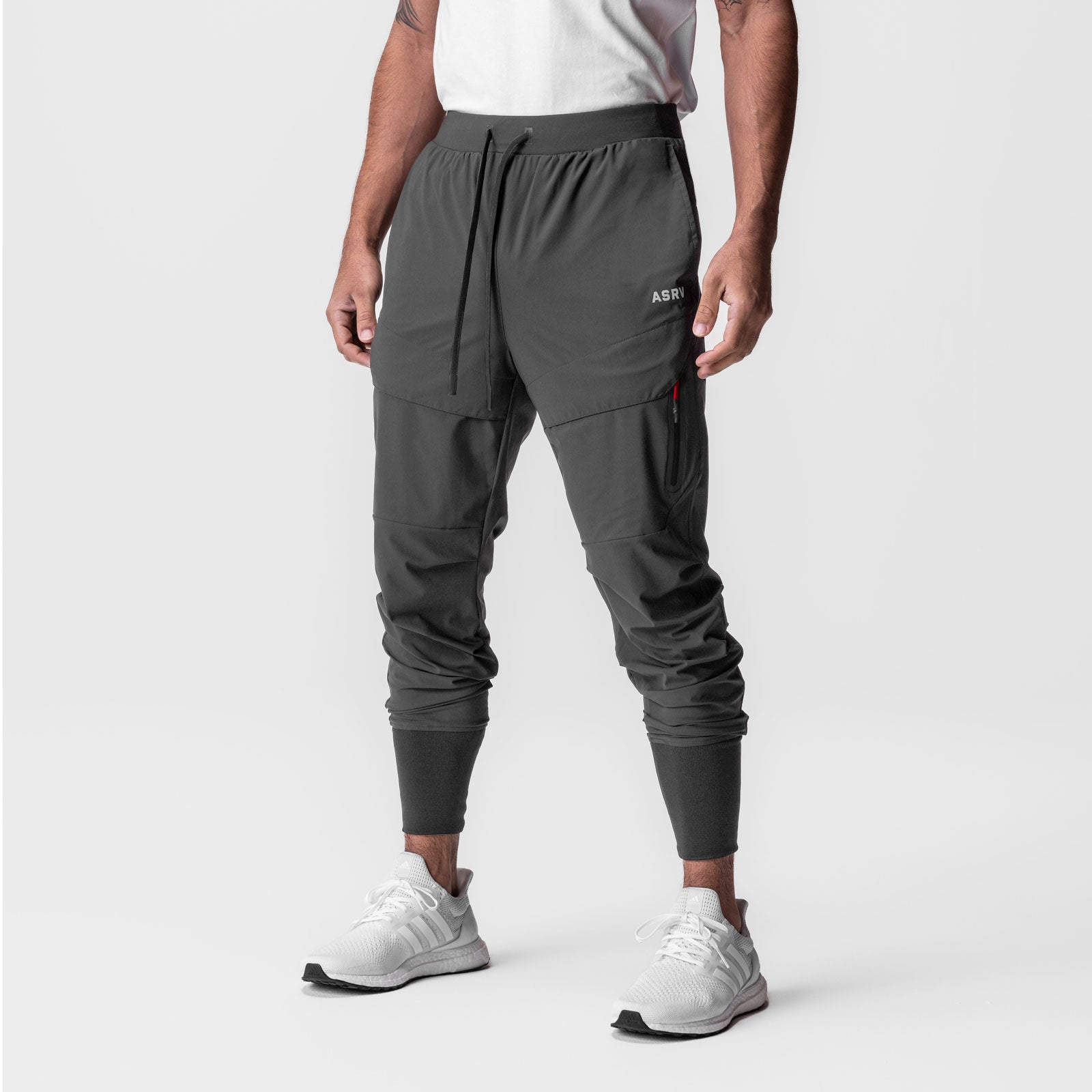 0690. Tetra-Lite® Tech High Rib Jogger - Space Grey