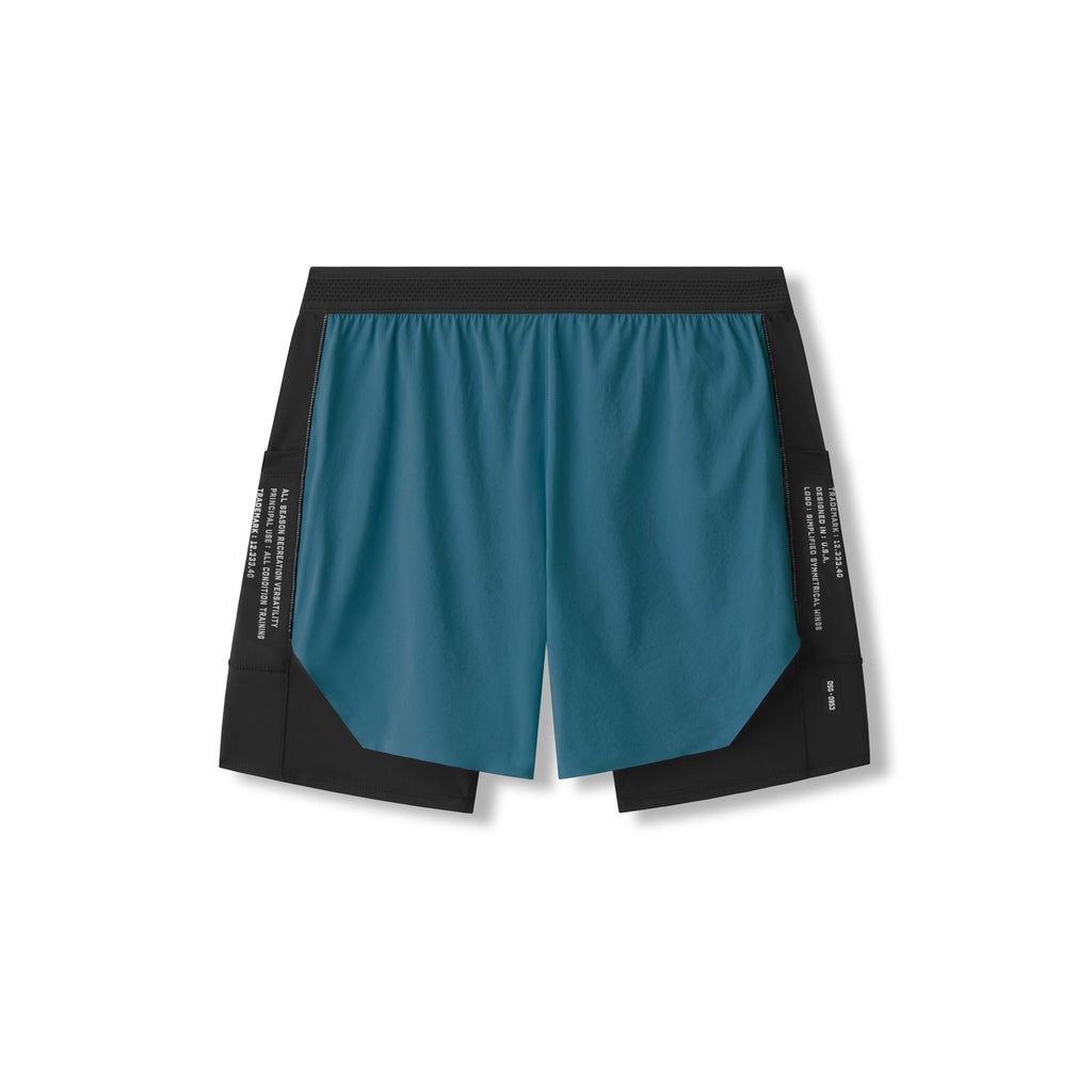 0953. Aerotex™ Hybrid Liner Short - Storm/Black