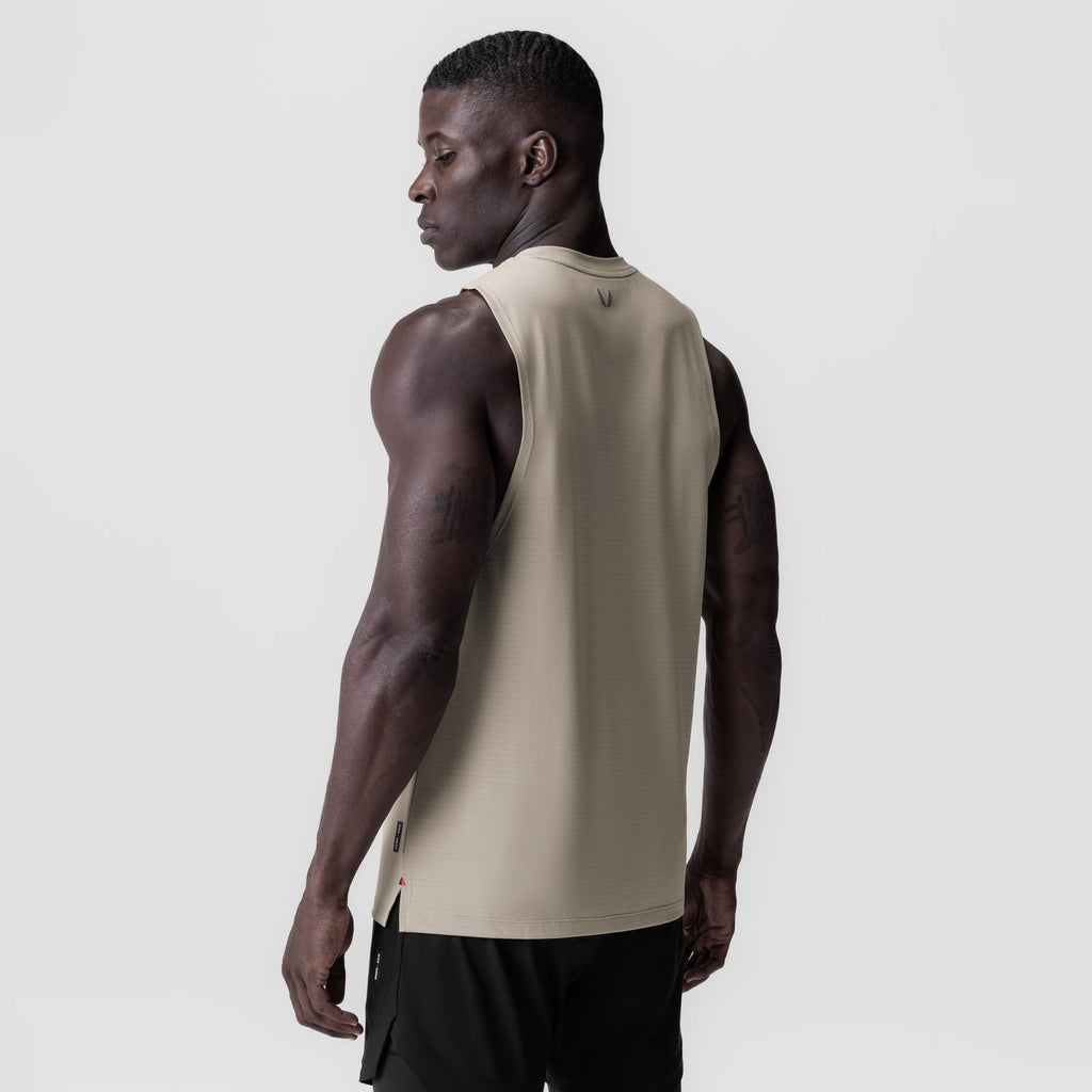 0837. 3D-Lite® 2.0 Lycra® Muscle Tank - Sand Smoke "RP"