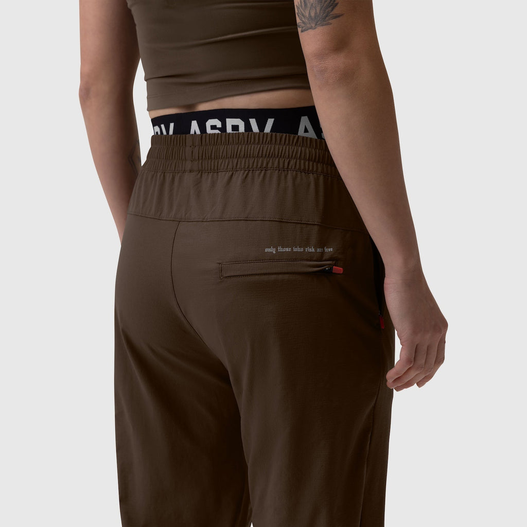 W036. Ripstop Relaxed Track Pant - Dark Earth