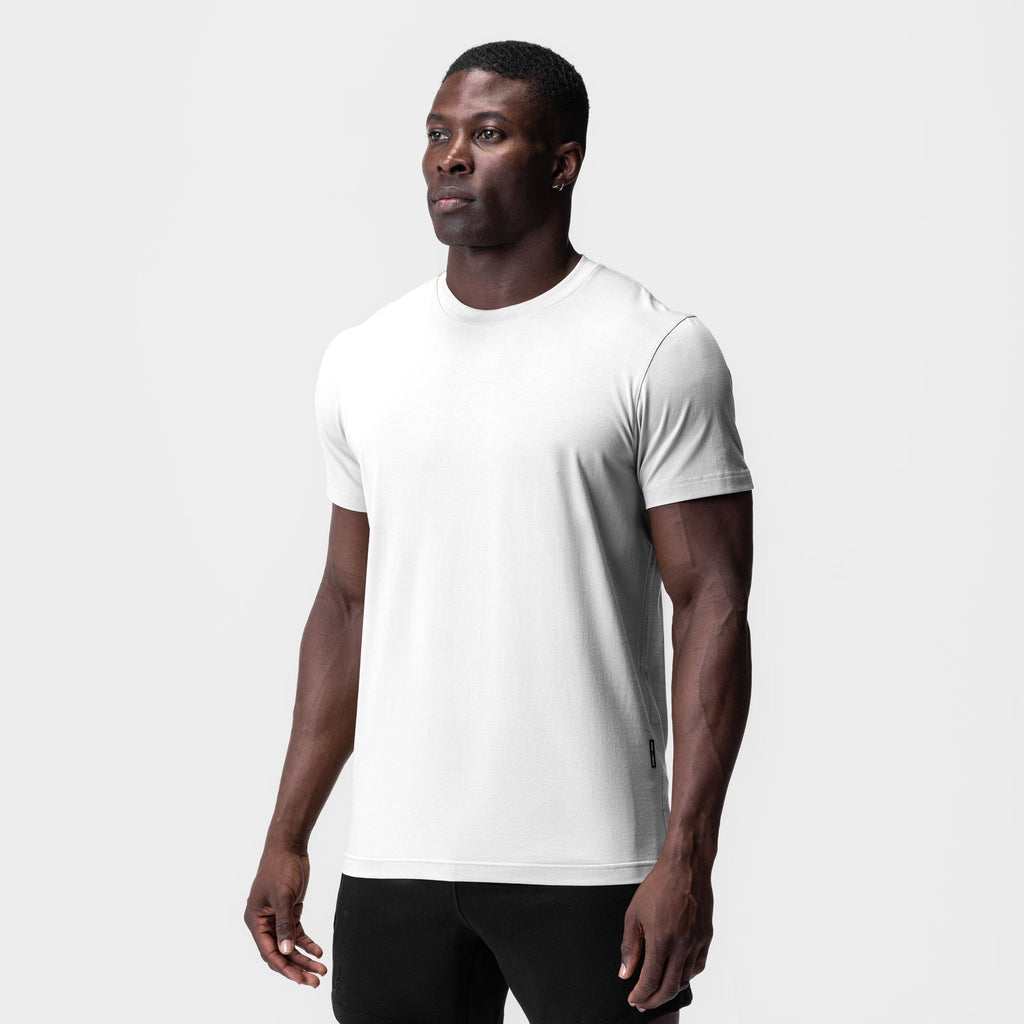 0923. Supima® Essential Tee - White