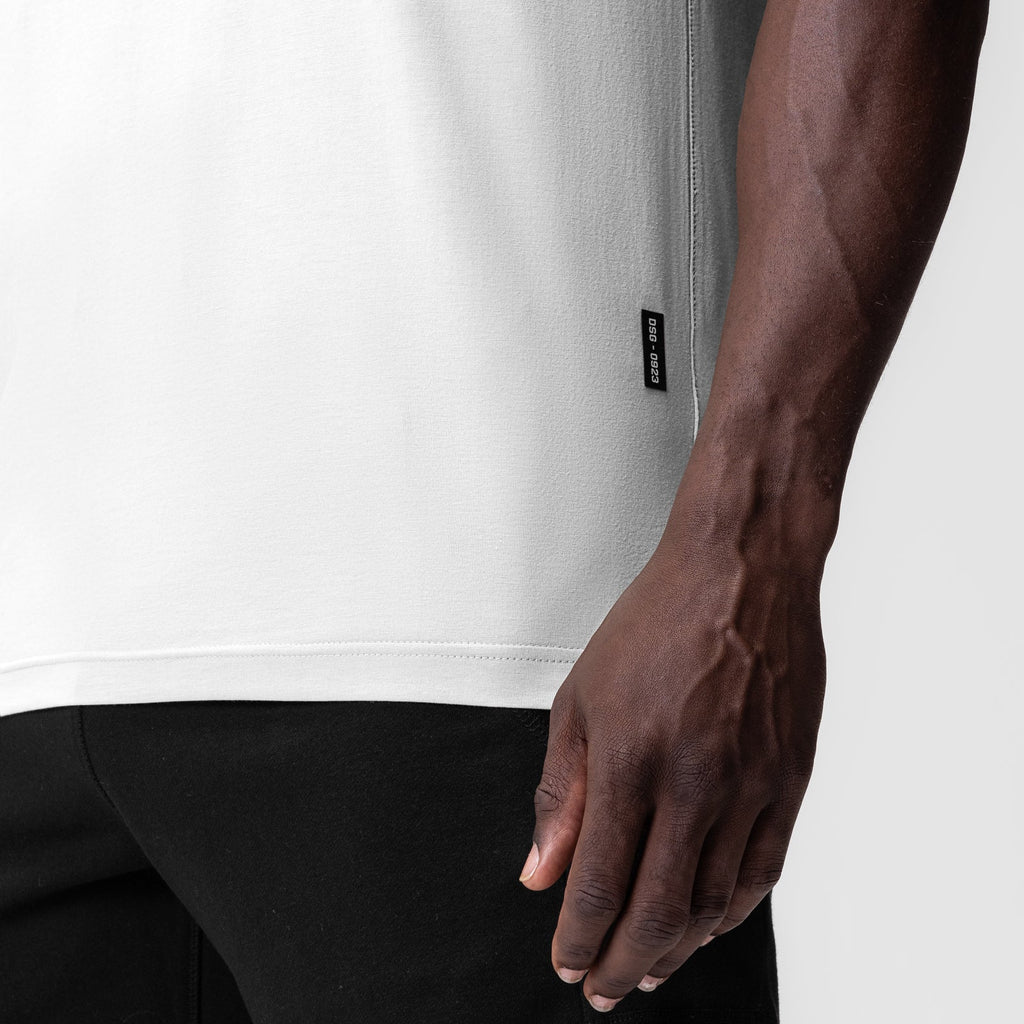 0923. Supima® Essential Tee - White