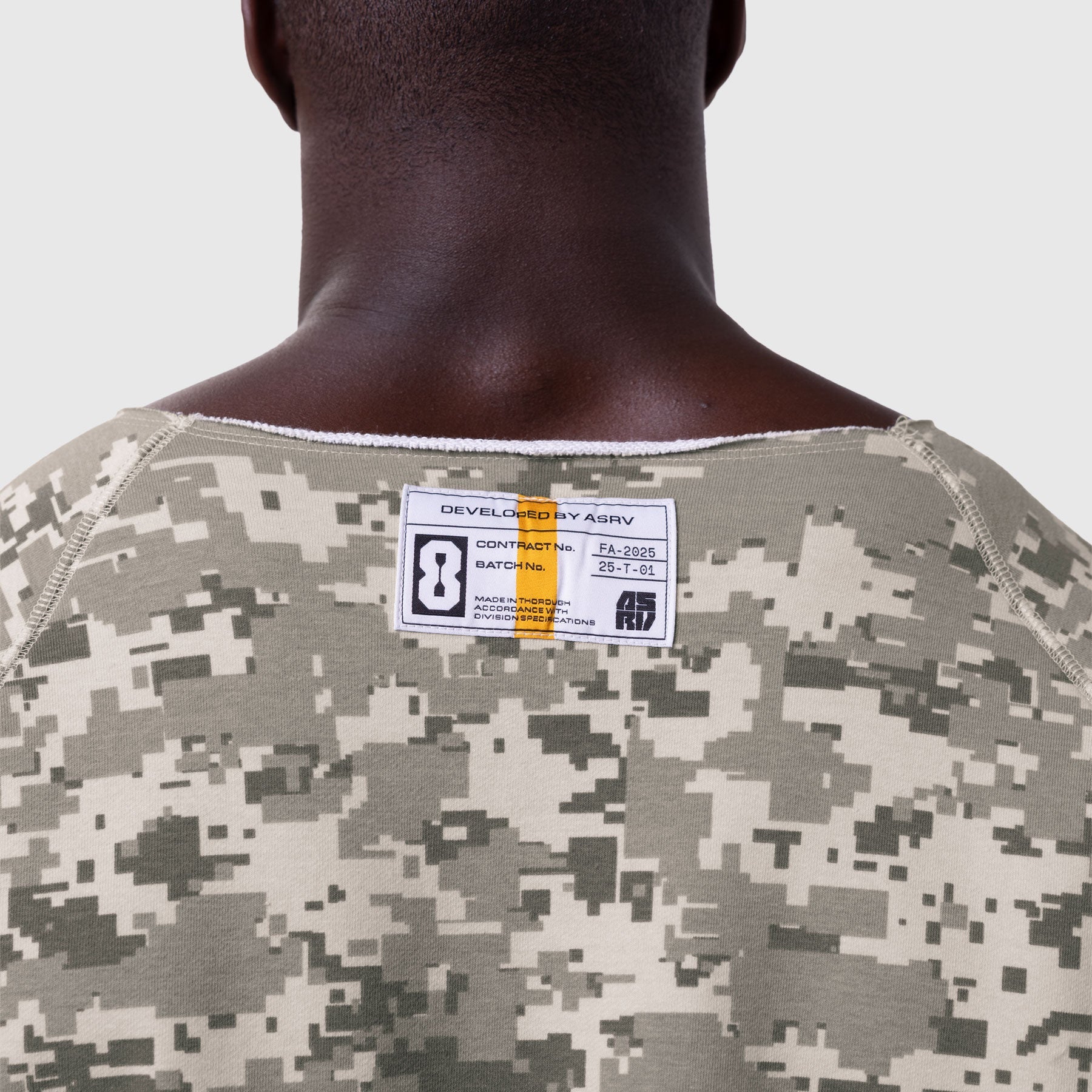 1114. Vintage Raw Hem Pump Cover - Digital Camo
