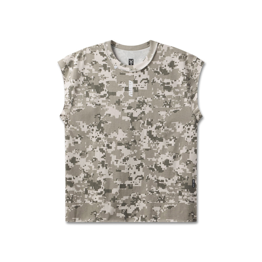 1115. Tech Essential™ Cap Shoulder Cutoff - Digital Camo