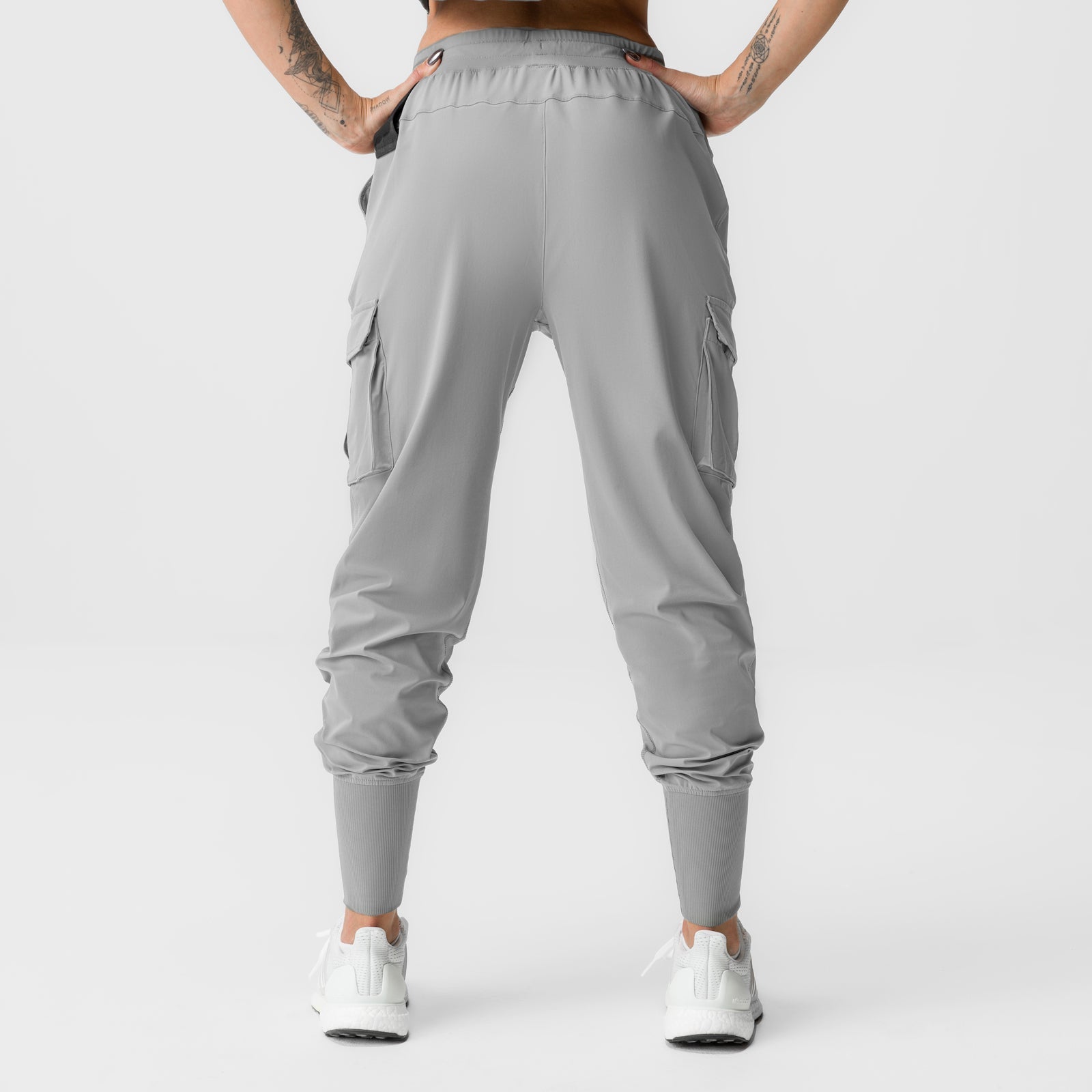 ASRV x Tonal Women's Tetra-Lite® Cargo High Rib Jogger - Slate Grey