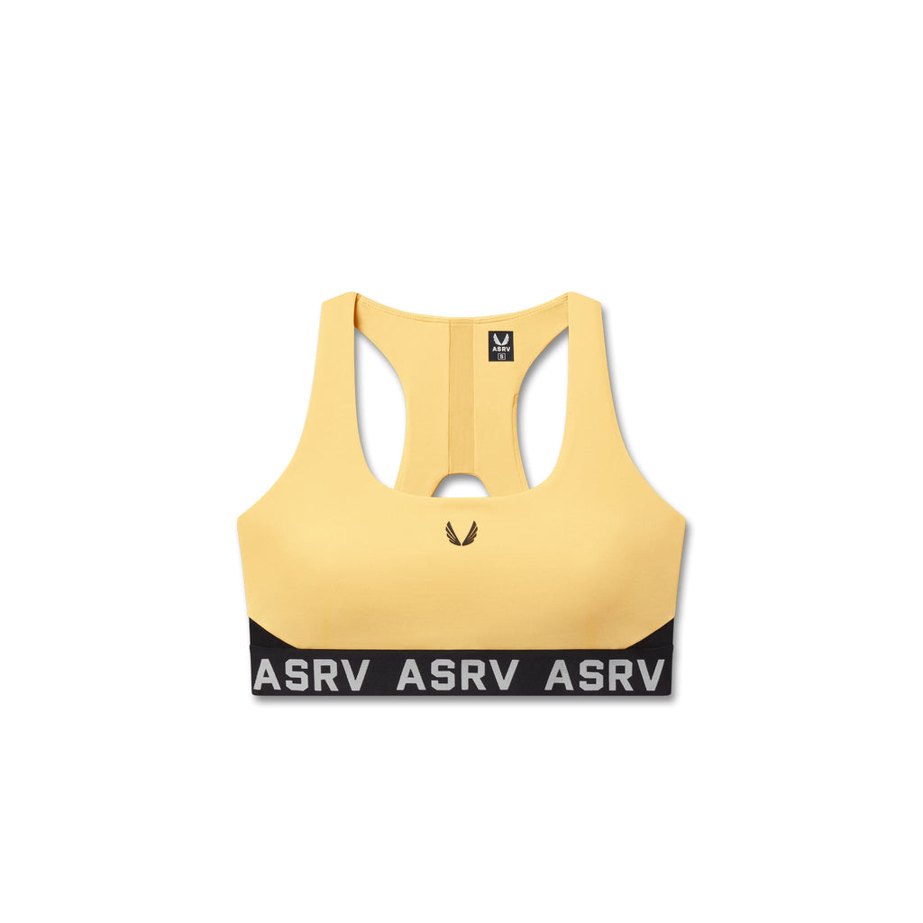 W083. LYCRA® ADAPTIV Racerback Sports Bra - Amber