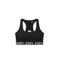W083. LYCRA® ADAPTIV Racerback Sports Bra - Black