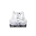 W083. LYCRA® ADAPTIV Racerback Sports Bra - Sedona Snow Camo