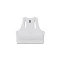 W096. LYCRA® ADAPTIV Racerback Sports Bra - Slate Grey