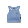 W097. LYCRA® ADAPTIV Seamless Zip Bra - Slate Blue