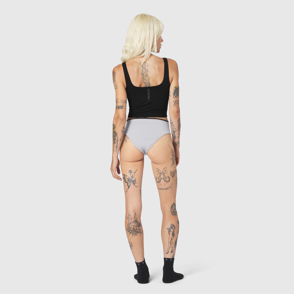 W098. LYCRA® ADAPTIV Seamless Underwear - Slate Grey