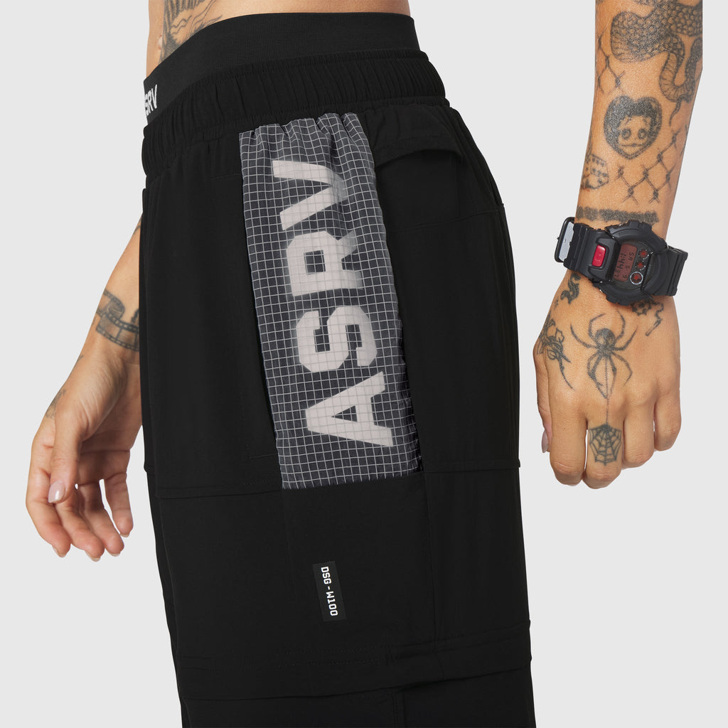 W100. 2-in-1 Convertible Pant - Black